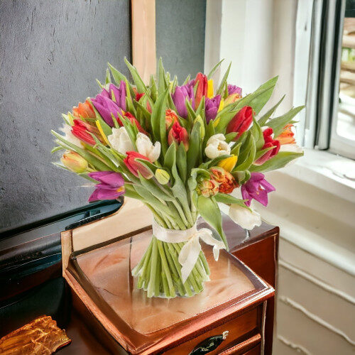 51 Or 101 Mixed Tulips (51 tulips)