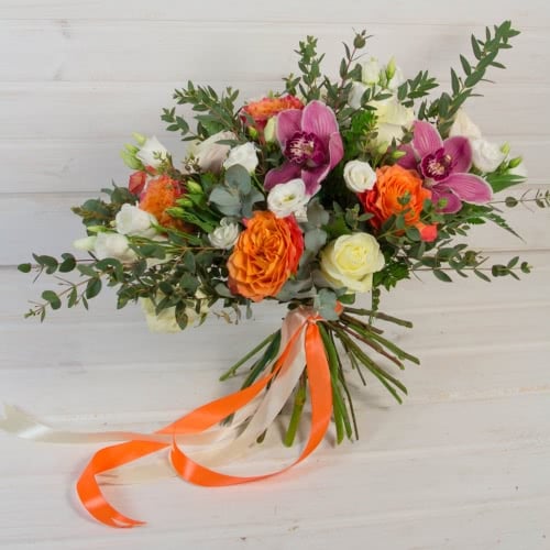 Rose And Freesia Bouquet (Small)