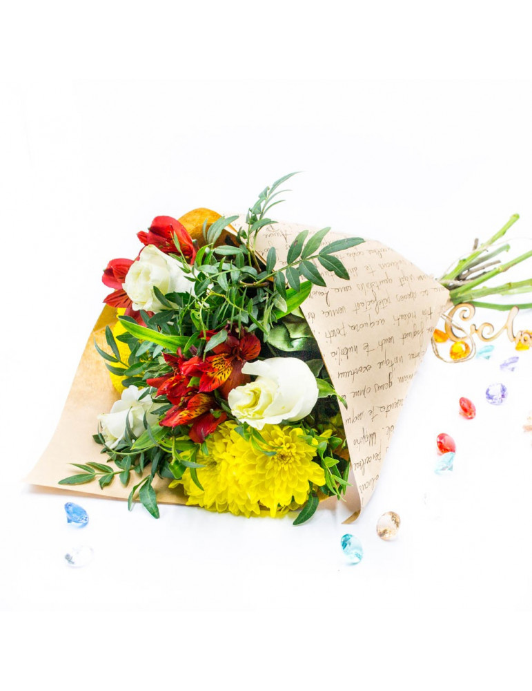 Roses And Chrysanthemum Bouquet(2)