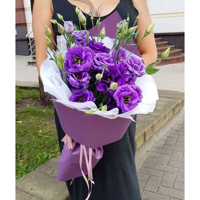 Blue Eustoma Bouquet