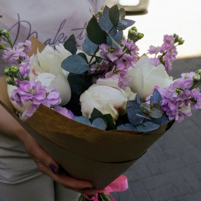 Peonies & Mattiola