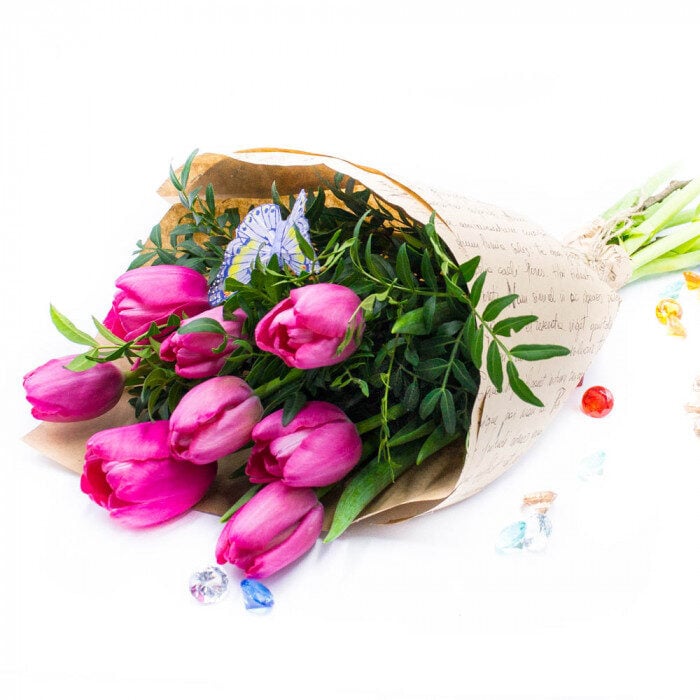 Pink tulips