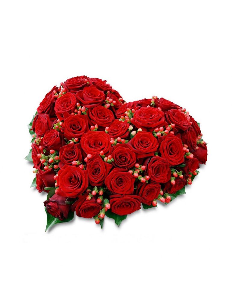 Rose & Hypericum Heart