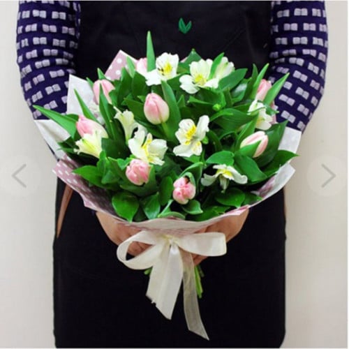 Tulips & Alstroemeria bouquet MARITIM (Classic)