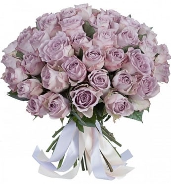 Lilac Classic Roses from 7 to 101 (7 stems)