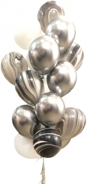 Silver Ð¡hromium Mix from 3 to 33 (3 balloons)