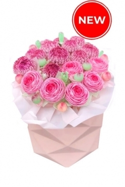 Chocolate Pink Box Arrangement, 3 options (Small)