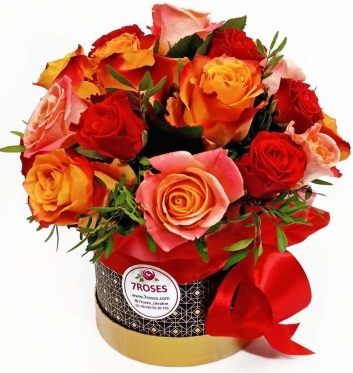 Fire Roses (25 stems)