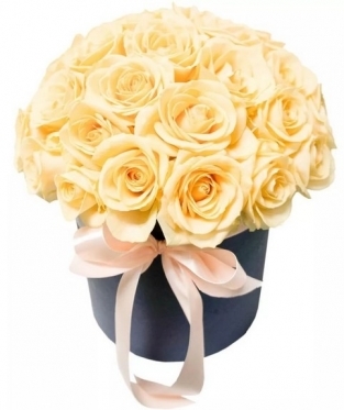 Pink-Peachy Roses arrangement (25 stems)