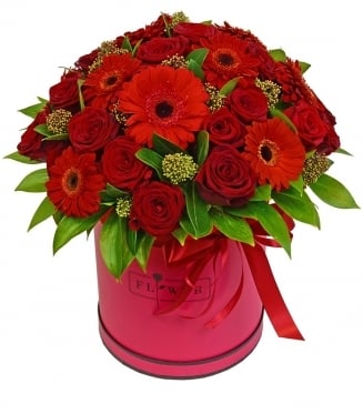 ROSES AND GERBERAS