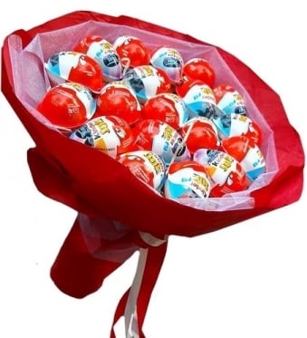 Kinder Bouquet - options from 7 to 25 eggs (pieces7)