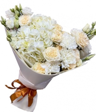 White Dance 3 bouquet sizes (Medium)