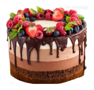 3 Chocolates Mousse per individual order (Medium)