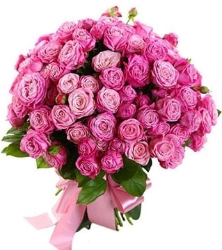 Peony Bush Roses, Bouquets from 5 to 101 (5 stems)