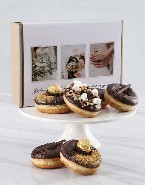 Personalised Chocolate Doughnut Box (6)