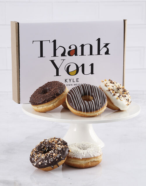 Personalised Thank You Doughnut Box (6)