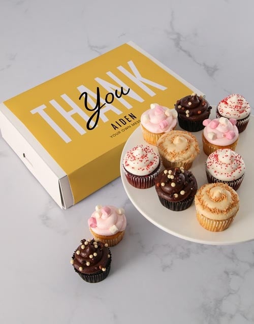 Personalised Thank You Cupcakes (STANDARD)