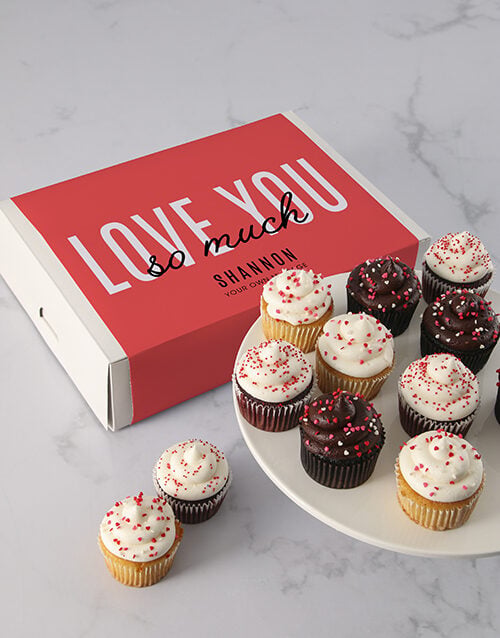 Personalised Love You Cupcakes (STANDARD)