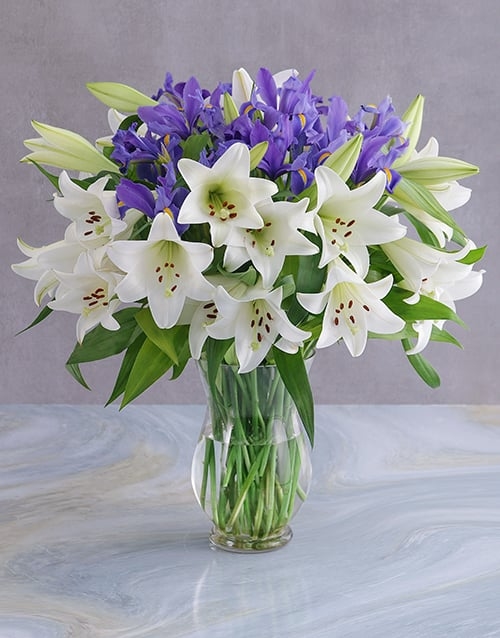 Luscious Lilies And Idyllic Irises