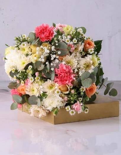 Pink And Cream Petals Of Passion