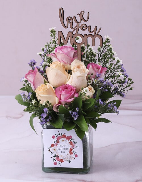 Love Mom Mothers Day Roses