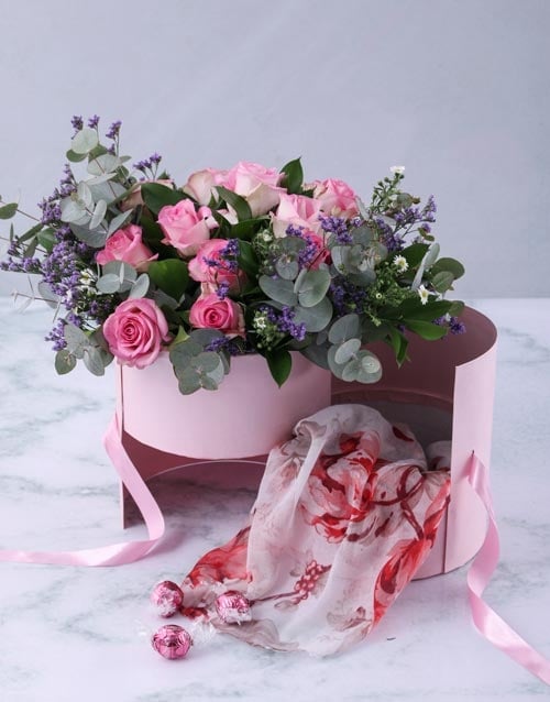 Perfect Pink Rose Surprise Box