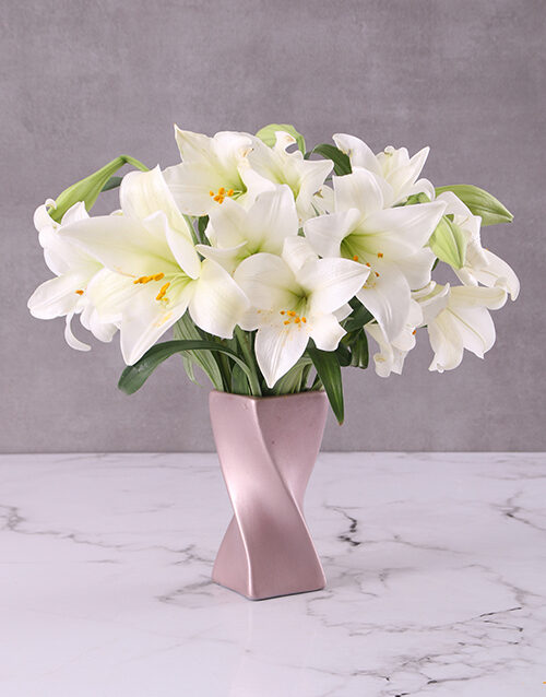Stunning St Josephs In Twisty Vase