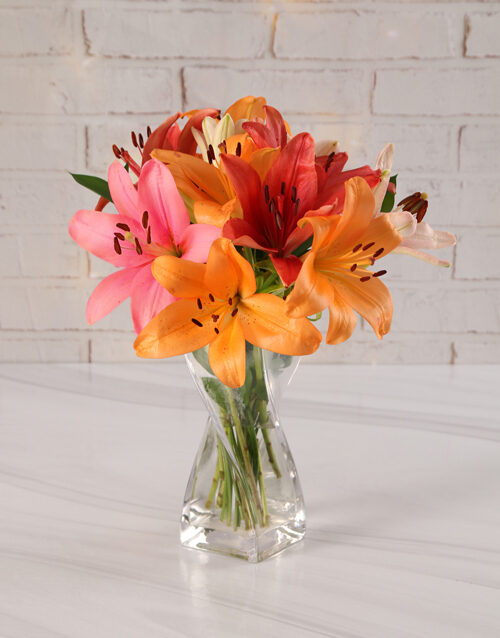 Vibrantly Brilliant Lilies
