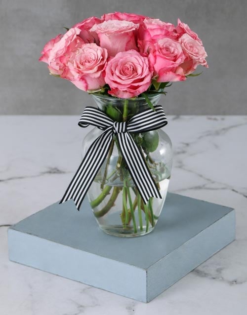 Perfect Pink Rose Parade Arrangement
