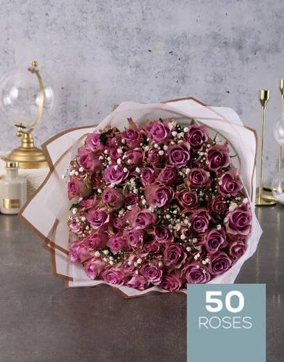 Lilac Luxury Rose Bouquet