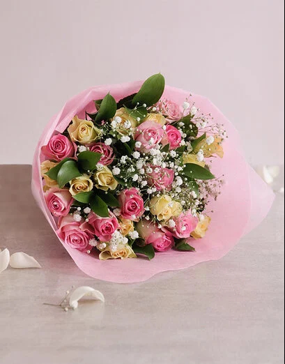 Summer Time Pastel Perfection (12 Roses)