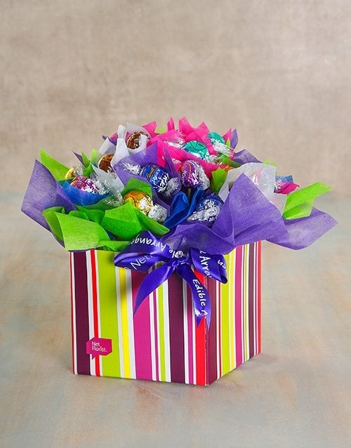Rainbow Lindt Edible Arrangement