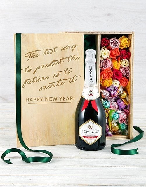 Bubbly Lindt And Rose Crate