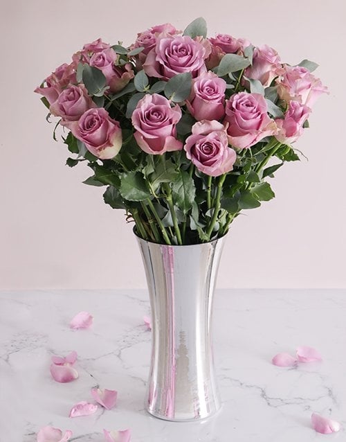 Light Purple Sensation Arrangement (24 Roses)
