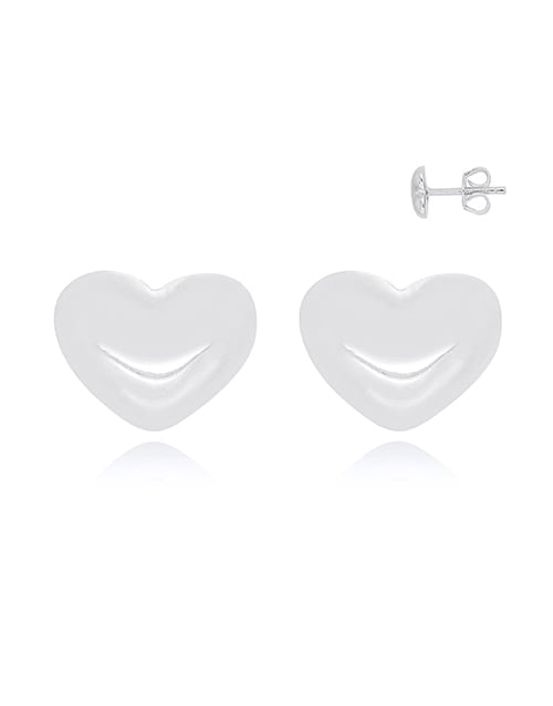 Lovely Heart Stud Earrings