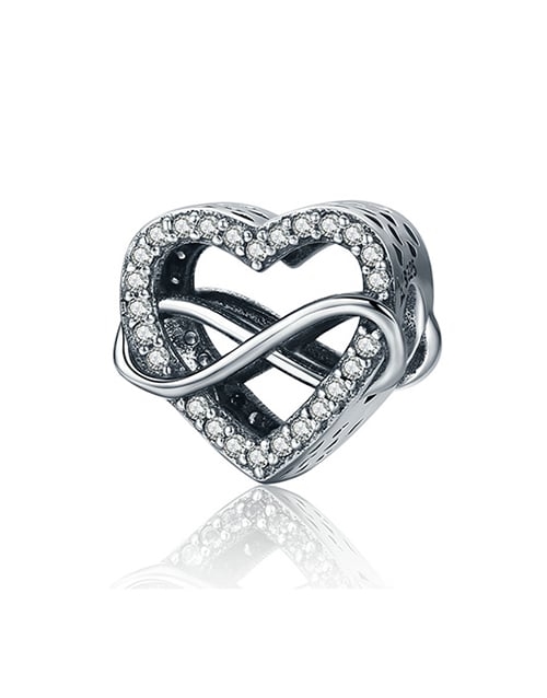 Open Heart Infinity Charm