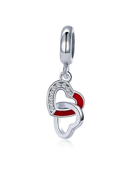 Linked Hearts Charm