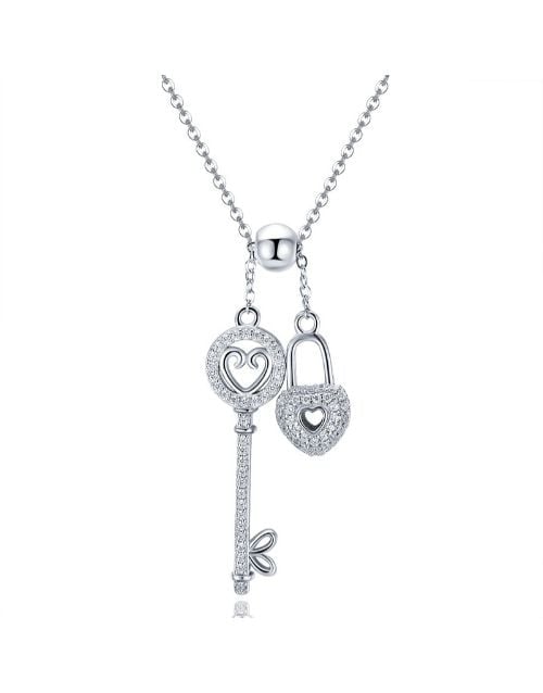 Key To My Heart Dangle Necklace
