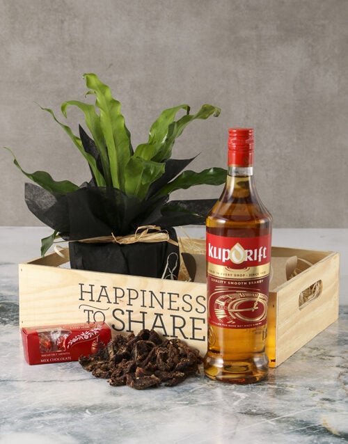 Happiness And Indulgence Asplenium Hamper
