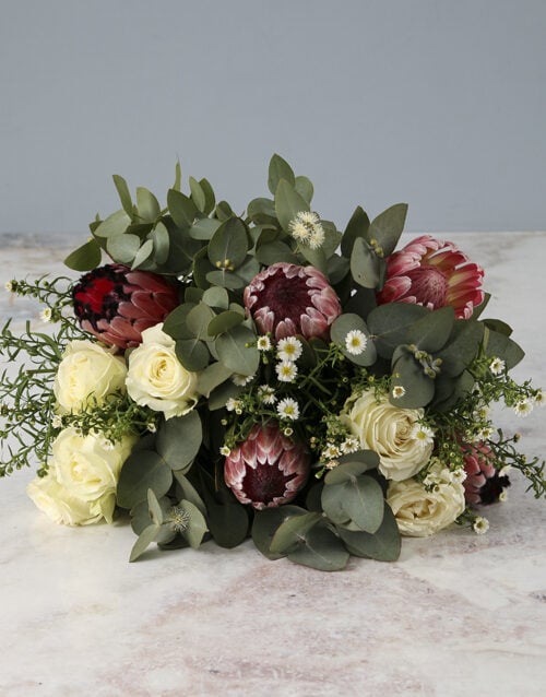 Charming Mixed Protea Bouquet