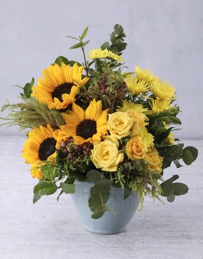Bright Sunflower Floral Arrangement