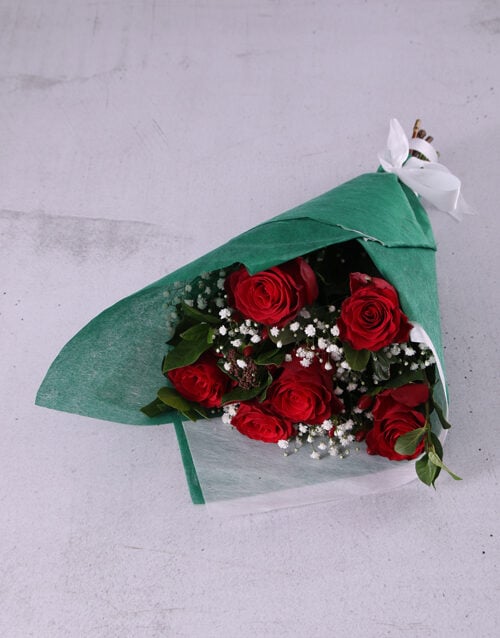 Red Roses In Wonderland Bouquet