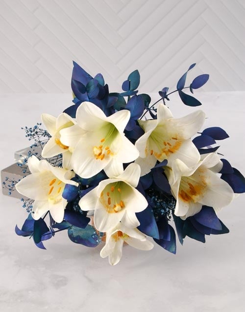 Royal Bouquet Of St Joseph Lilies (SMALL)