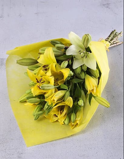 Serene Get Well Lily Bouquet