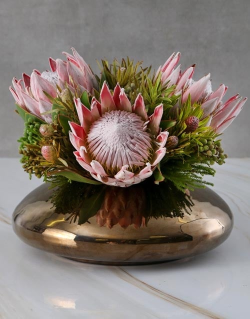 Regal Protea Bronze Elegance Bowl