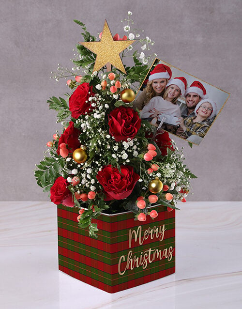 Personalised Tartan Tree Arrangement
