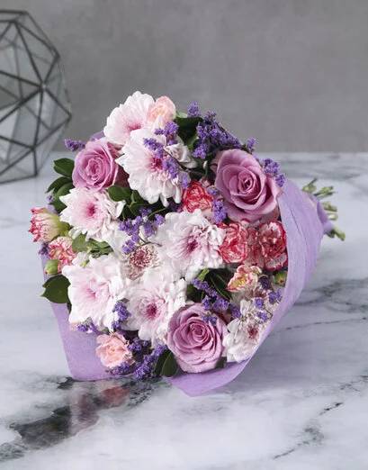 Delightful Purple Blooms Arrangement (Standard)