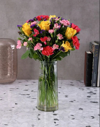 Confetti Glow Mixed Flower Arrangement