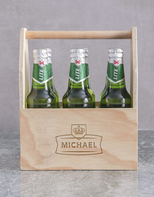 Personalised Crown Beer Crate (Standard)