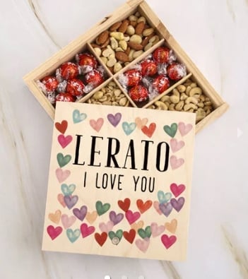 Personalised I Hearts You Fruit And Nuts Treasure